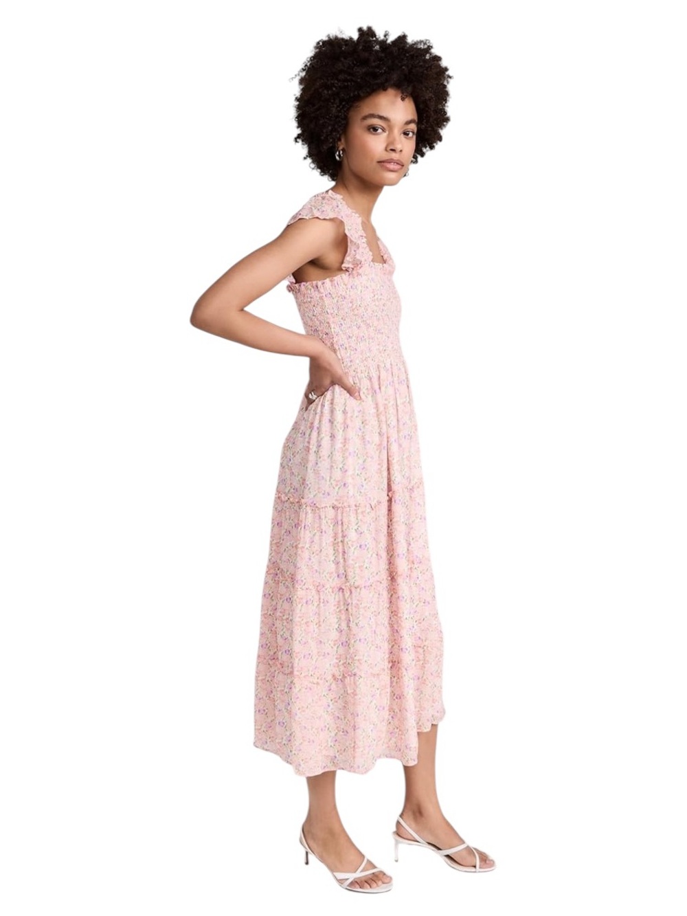 Hill House Ellie Nap Dress. Pansy Georgette Floral. S. EUC - Picture 3 of 10